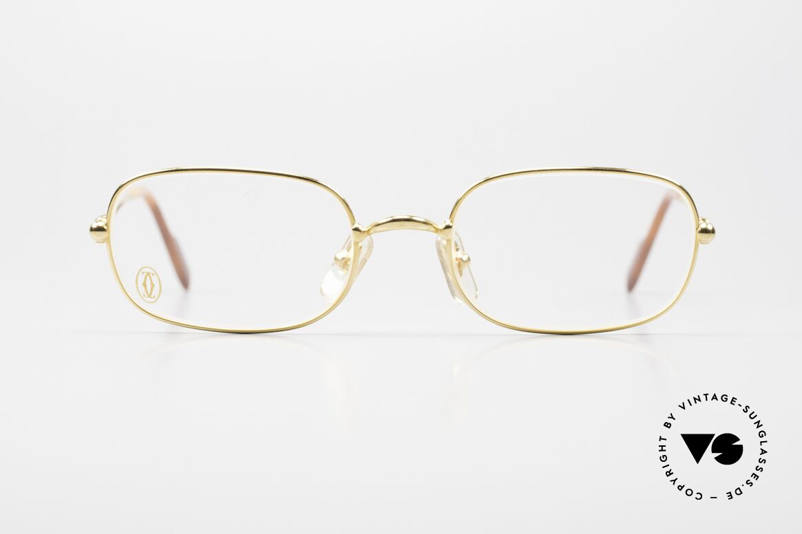 Cartier Deimios Luxus Brillenfassung 90er Small, Deimios = Mod. aus der Cartier 'Thin Rim' Collection, Passend für Herren und Damen