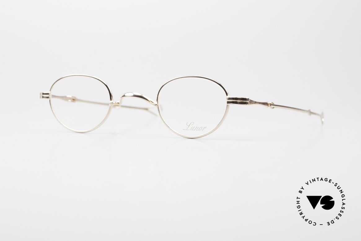 Lunor I 03 Telescopic Limited Edition Rose Gold, Teleskopbrille von Lunor, absoluter Brillenklassiker, Passend für Herren und Damen