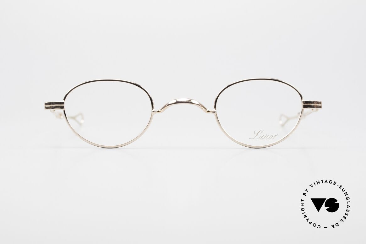 Lunor I 03 Telescopic Limited Edition Rose Gold, minimalistische Brille; stilvoll in zeitloser Eleganz, Passend für Herren und Damen