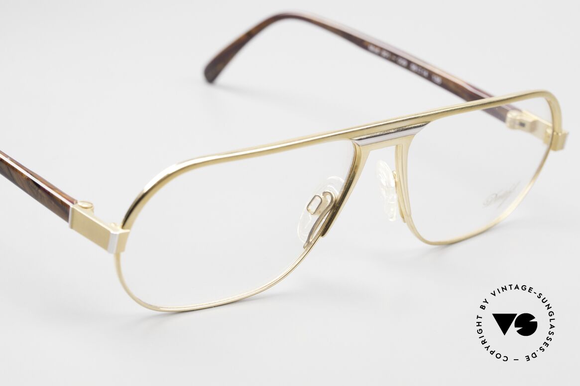 Davidoff 301 Edle Herrenbrille 1990er, ungetragen (wie alle unsere 1990er Herren-Brillen), Passend für Herren