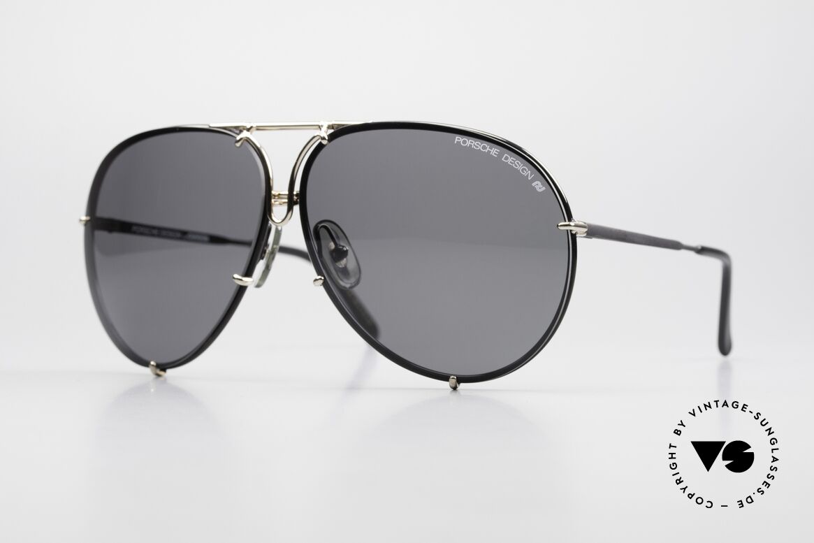 Porsche 5623 80er Brille Mit Wechselgäsern, ungetragen, mit Wechselgläsern & orig. Porsche Etui, Passend für Herren und Damen