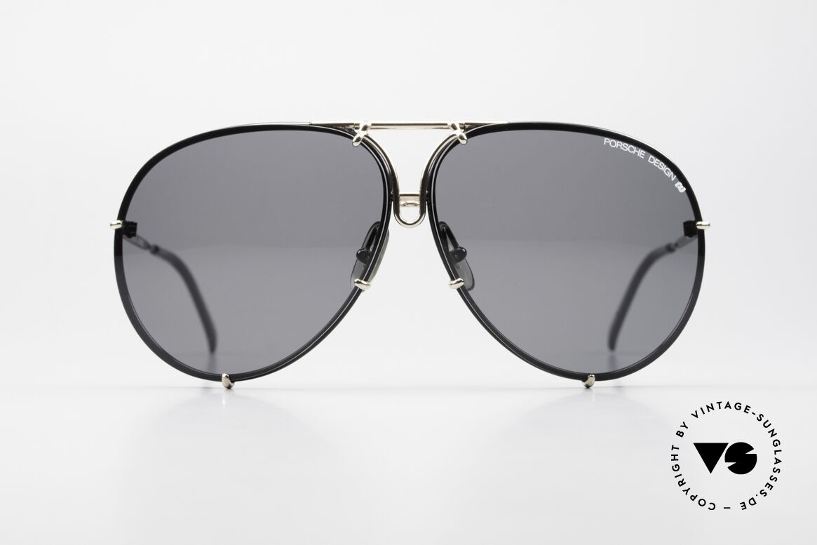 Porsche 5623 80er Brille Mit Wechselgäsern, KEINE Retro-Sonnenbrille; 35 Jahre altes Original!, Passend für Herren und Damen
