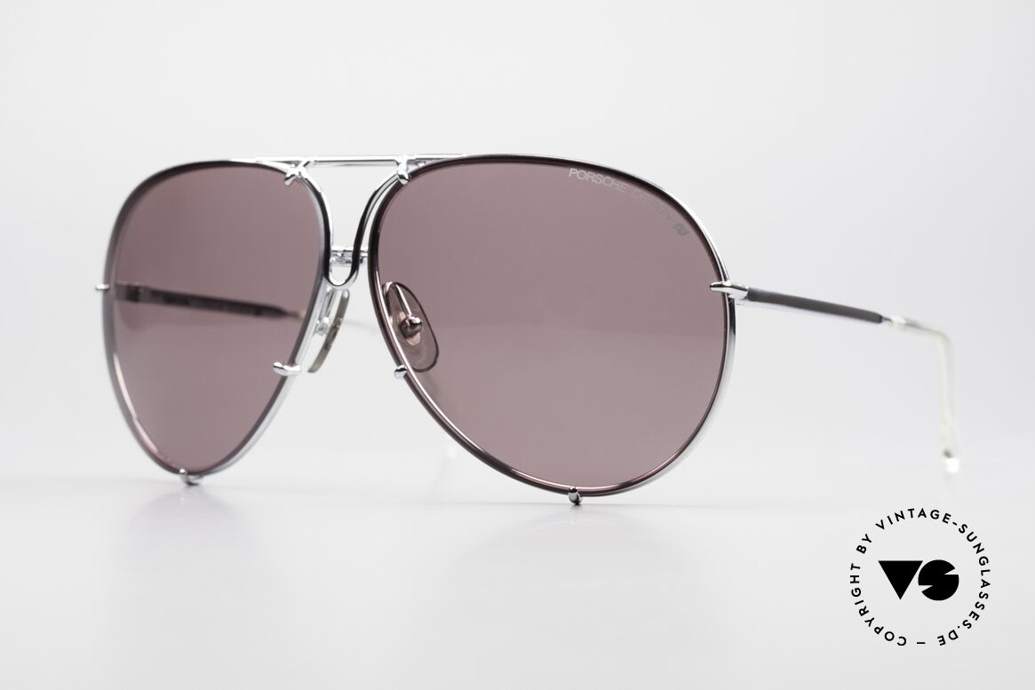Porsche 5623 Black Mass Film Sonnenbrille, ungetragen, mit Wechselgläsern & orig. Porsche Etui, Passend für Herren und Damen