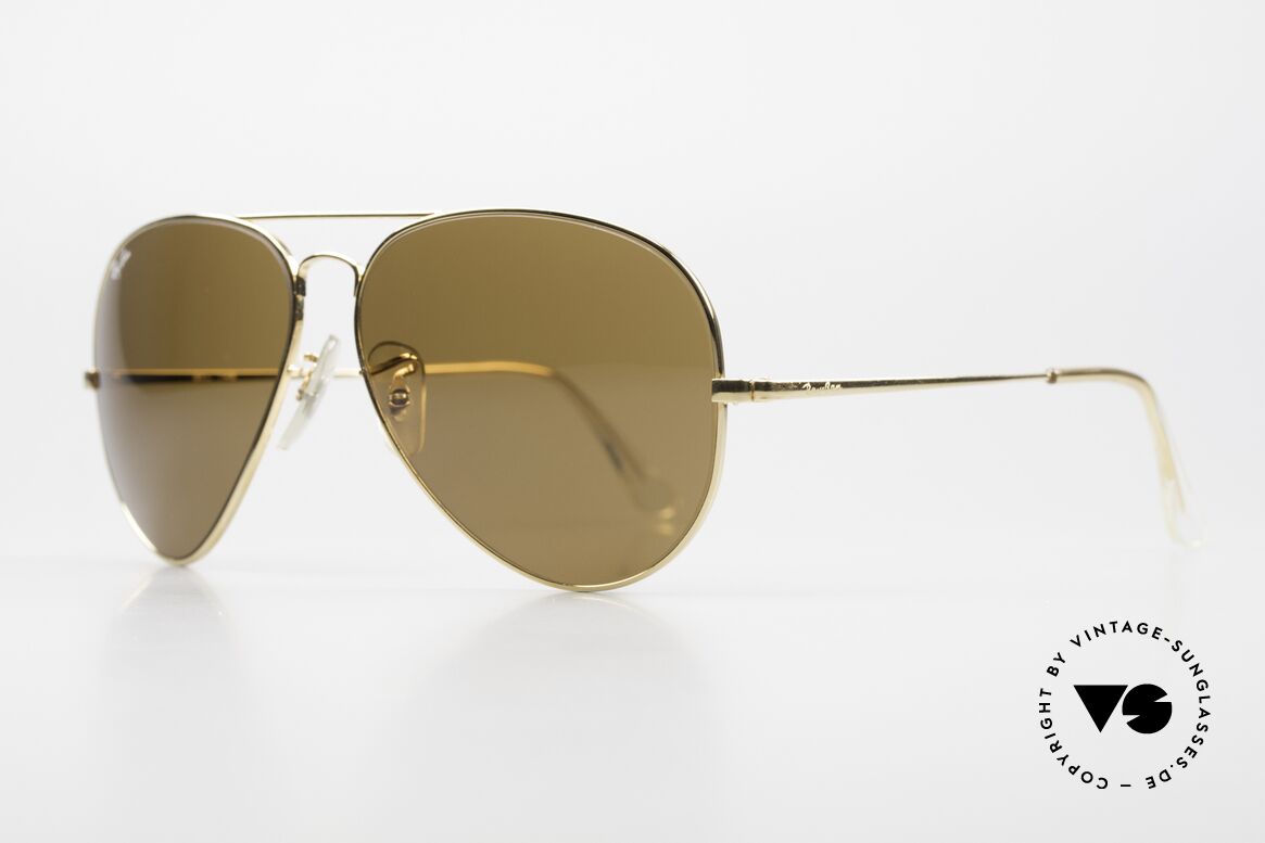 Ray Ban Large Metal II Alte B&L USA Sonnenbrille, produziert in den 70ern & 80ern v. Bausch&Lomb, Passend für Herren