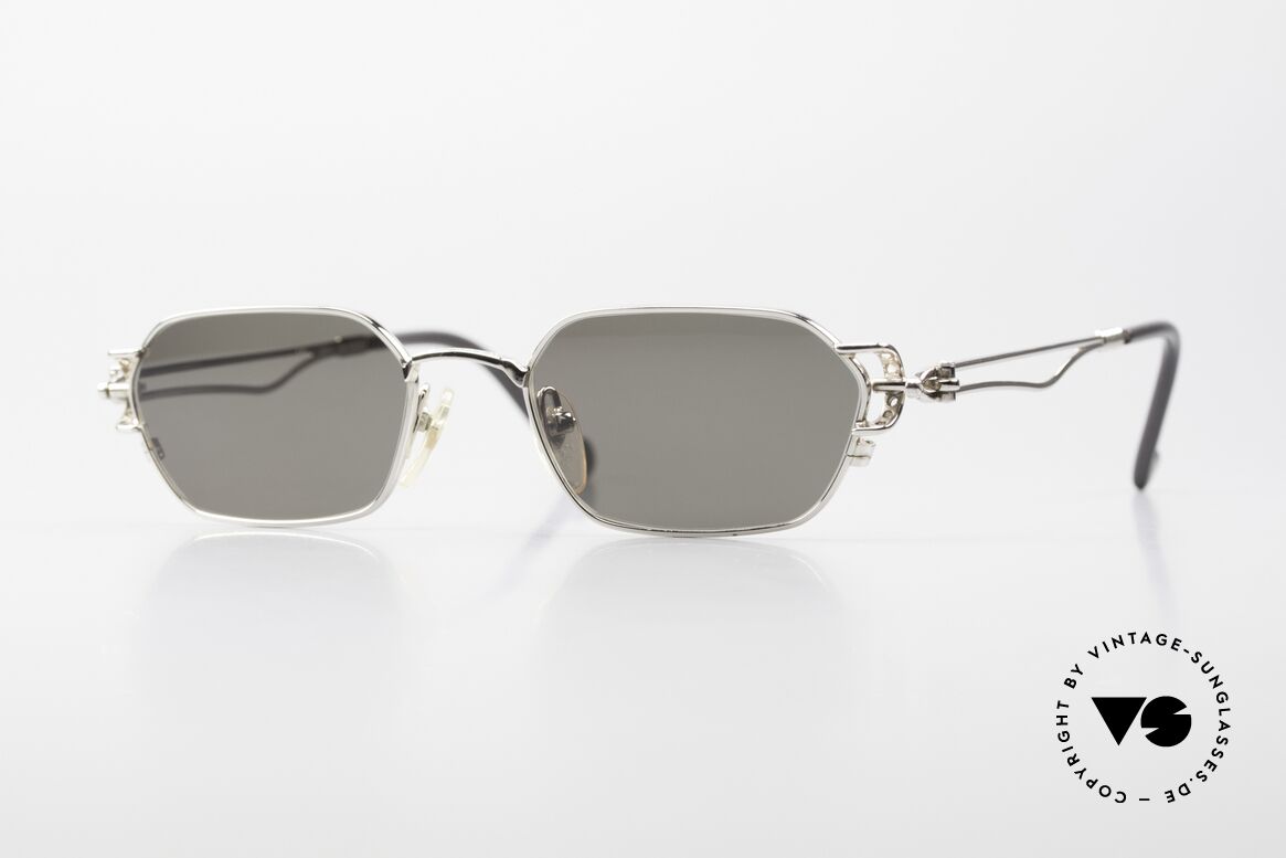 Jean Paul Gaultier 56-0005 Echt 90er Vintage Sonnenbrille, markante Jean Paul Gaultier Designer-Sonnenbrille, Passend für Herren und Damen