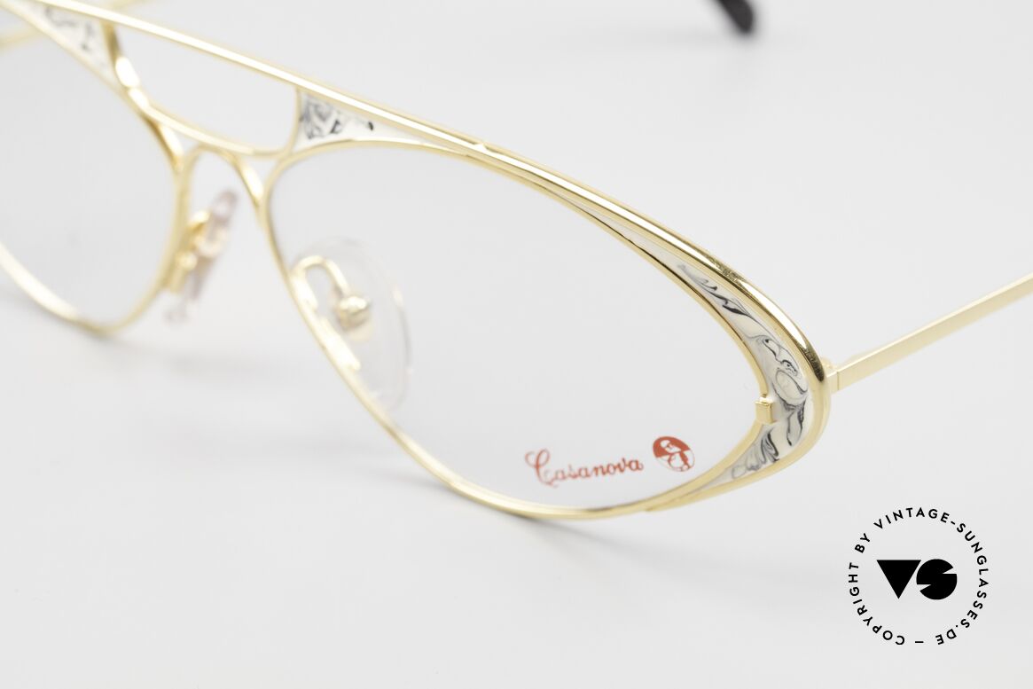 Casanova LC8 Luxusbrille Mit Murano Glas, Rarität & absolutes Sammler-Highlight; Haute Couture, Passend für Damen