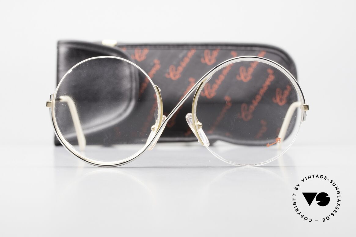 Casanova FC9 Kunstvolle Vintage Brille 80er, KEINE Retrobrille, sondern ein altes 80er Original!, Passend für Damen