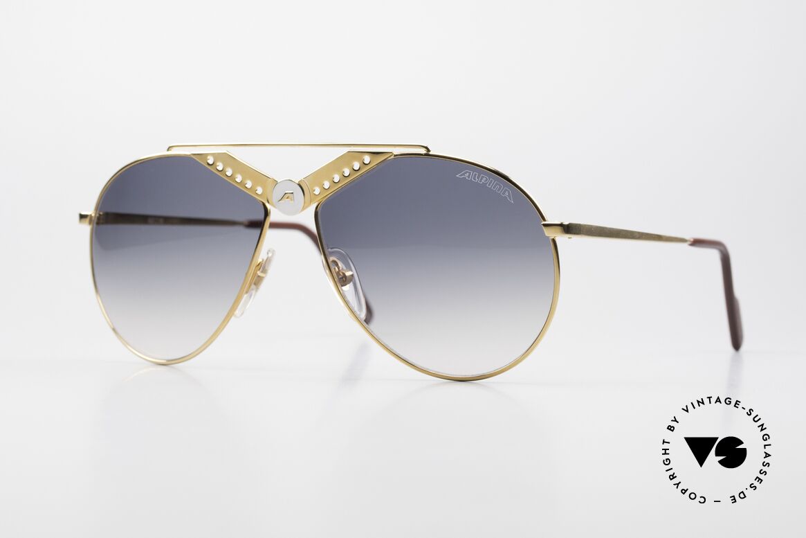 Alpina M52 Rare 80er Sonnenbrille Aviator, rare ALPINA Pilotensonnenbrille aus den 80ern, Passend für Herren