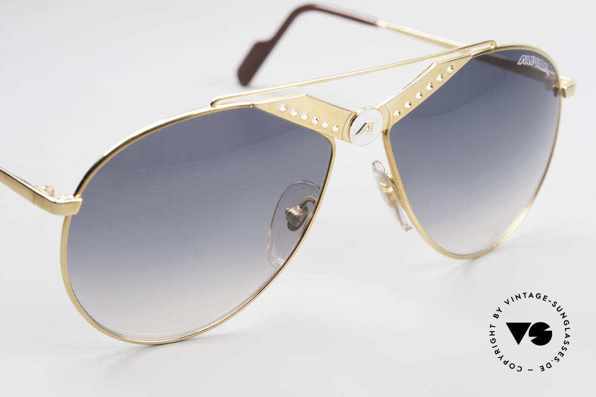 Alpina M52 Rare 80er Sonnenbrille Aviator, keine Retrobrille; ein altes Unikat; Sammlerstück, Passend für Herren