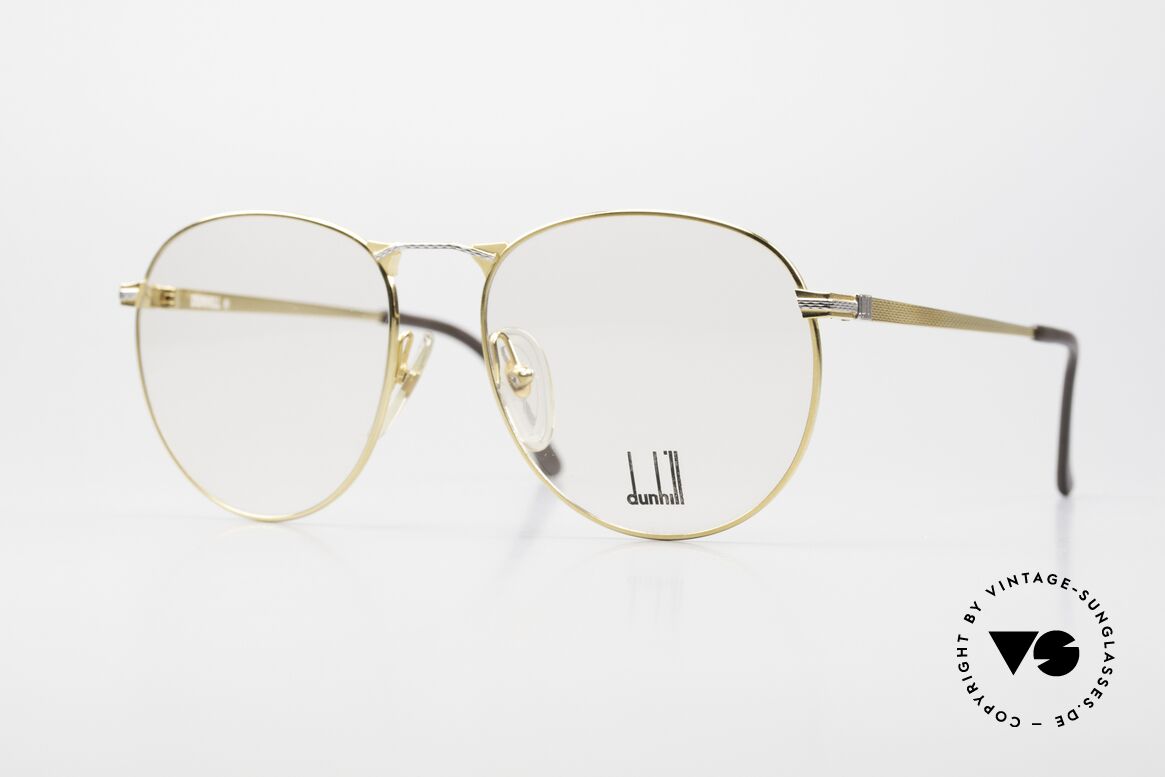 Dunhill 6065 Brille Von 1988 in 55m Size, Alfred Dunhill PANTO Herren-Brille von 1988, Passend für Herren