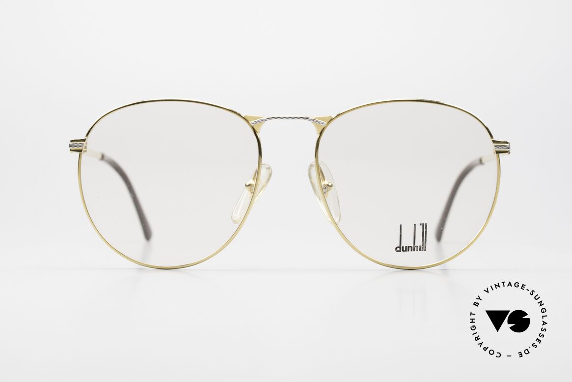 Dunhill 6065 Brille Von 1988 in 55m Size, M. 6065, Gr. 55/18, col. 47 'vergoldet-rhodiniert', Passend für Herren