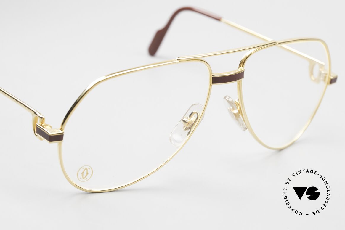 Cartier Vendome Laque - S 1980er Luxus Brillenfasssung, ungetragen mit original Verpackung (ein Sammlerstück), Passend für Herren und Damen
