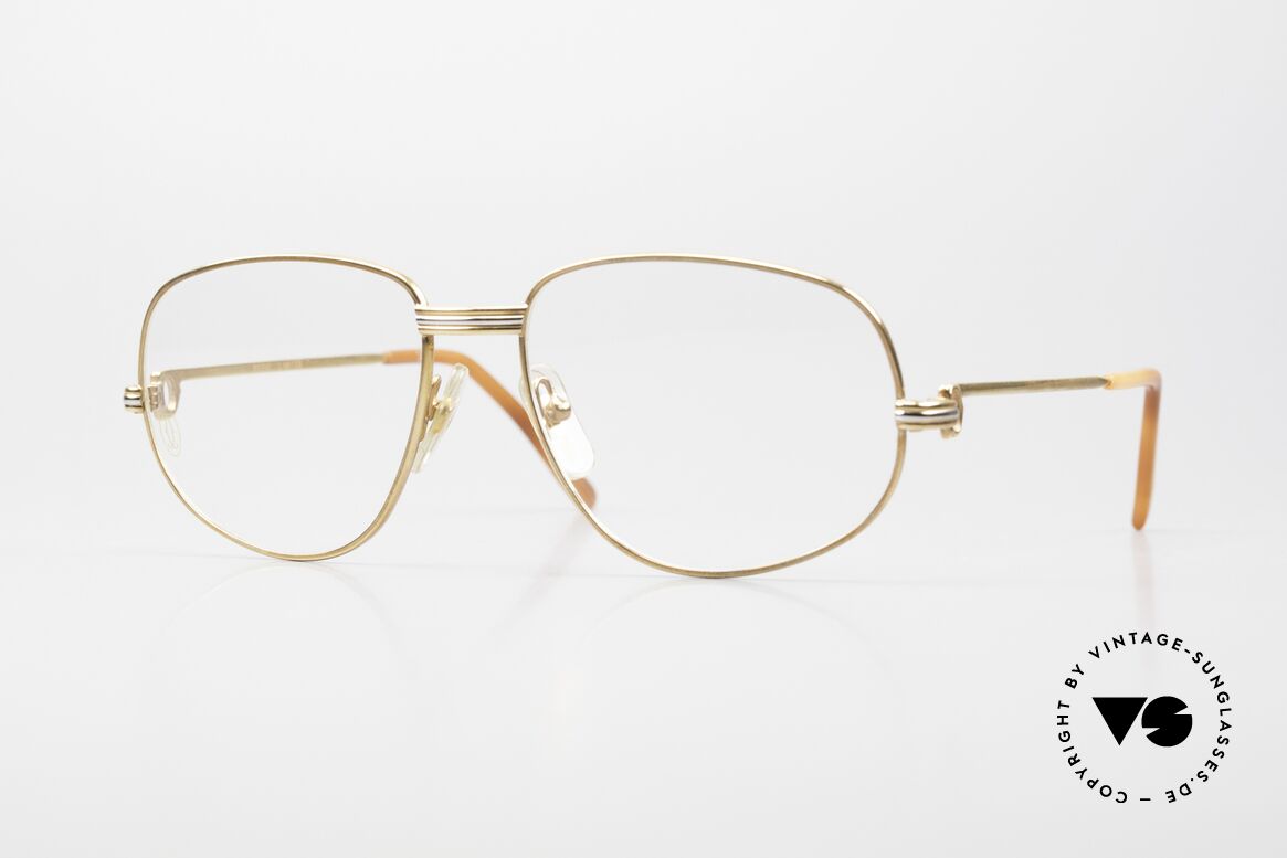 Cartier Romance LC - M LIMITIERTE Brille in Rose-Gold, vintage Cartier Luxus-Brillenfassung; Modell ROMANCE, Passend für Herren und Damen