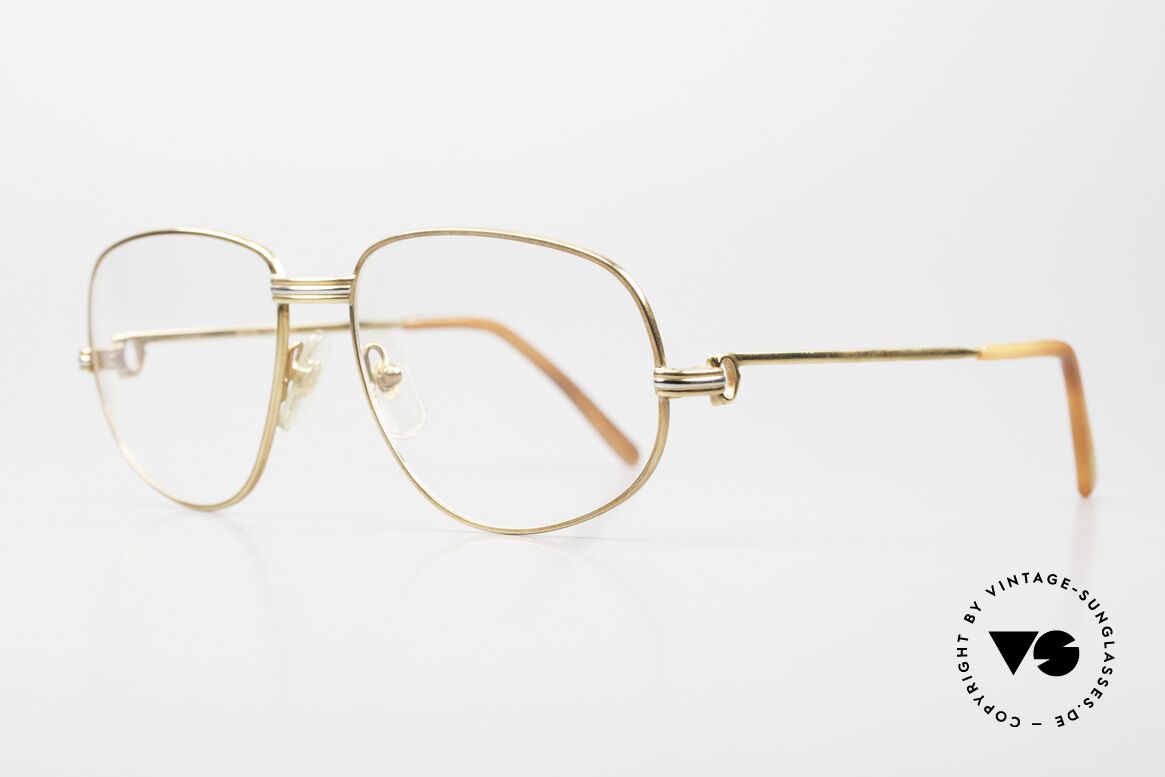 Cartier Romance LC - M LIMITIERTE Brille in Rose-Gold, dieses Modell mit LC-Dekor & MEDIUM Größe 56-16, 130, Passend für Herren und Damen