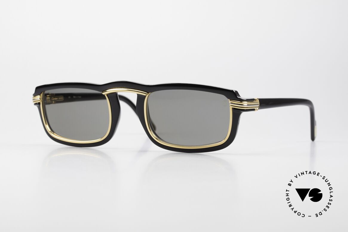 Cartier Vertigo Rare 90er Luxus Sonnenbrille, seltene Cartier vintage Sonnenbrille in Größe 54°25, Passend für Herren