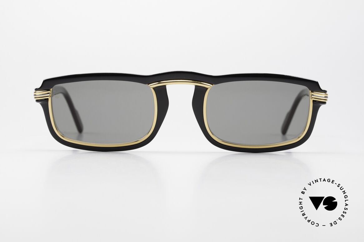 Cartier Vertigo Rare 90er Luxus Sonnenbrille, Luxus-Sonnenbrille designed wie eine XL Lesebrille, Passend für Herren