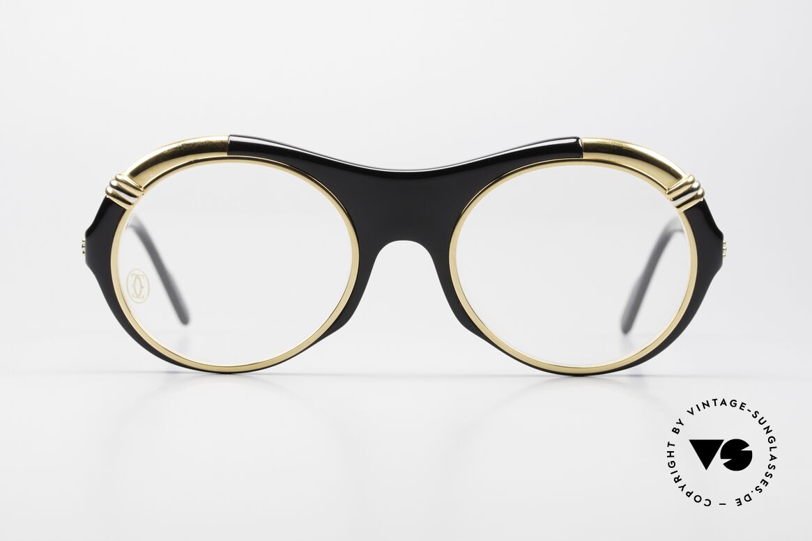 Cartier Diabolo Luxus Vintage Brille Special, edle & massive Cartier vintage Sonnenbrille von 1991, Passend für Herren und Damen