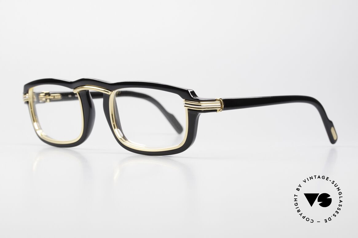 Cartier Vertigo Special Edition Vintage Brille, somit auch vielfältig als Luxus-Accessoire tragbar, Passend für Herren