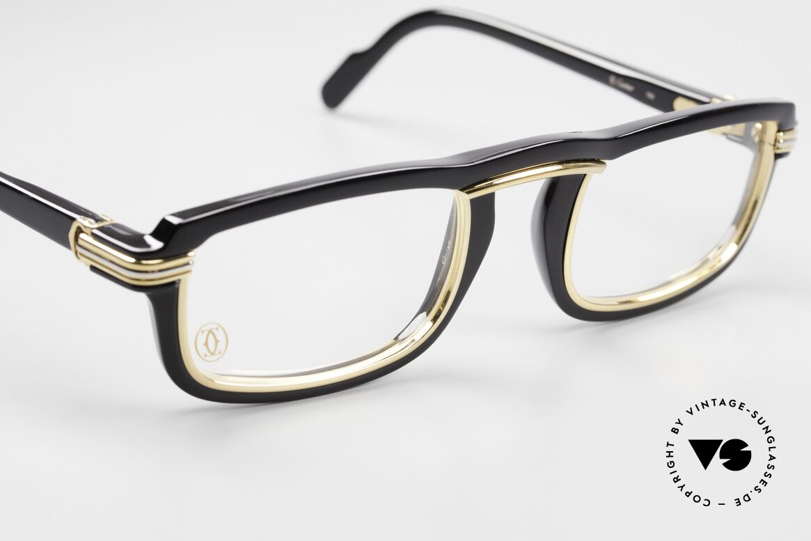 Cartier Vertigo Special Edition Vintage Brille, ungetragene vintage Rarität & wahres Sammlerstück, Passend für Herren