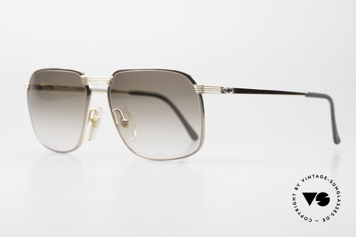 Christian Dior 2489 Sonnenbrille 80er Herren Gold, meisterlich gefertigtes Metallgestell; hartvergoldet, Passend für Herren
