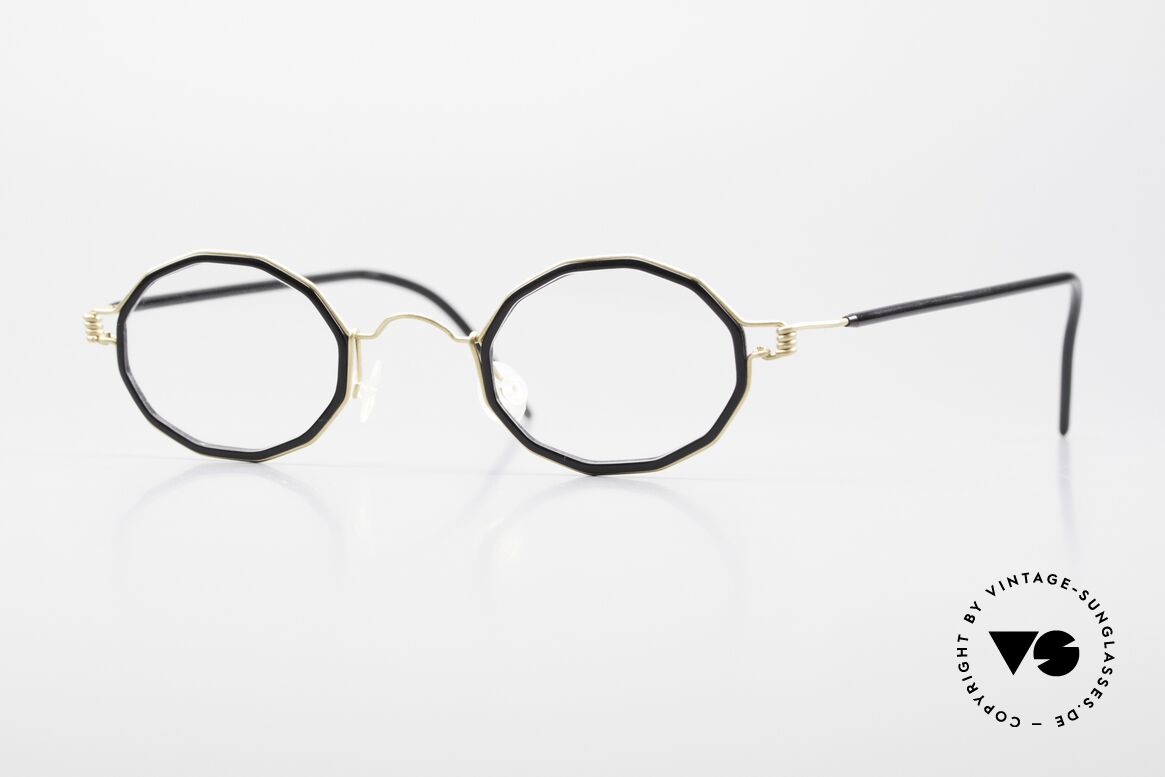 Lindberg Zeta Air Titan Rim Titan Brille mit Azetat Inlay, LINDBERG Air Titanium Rim Brille in Größe 42-21, 135, Passend für Herren und Damen