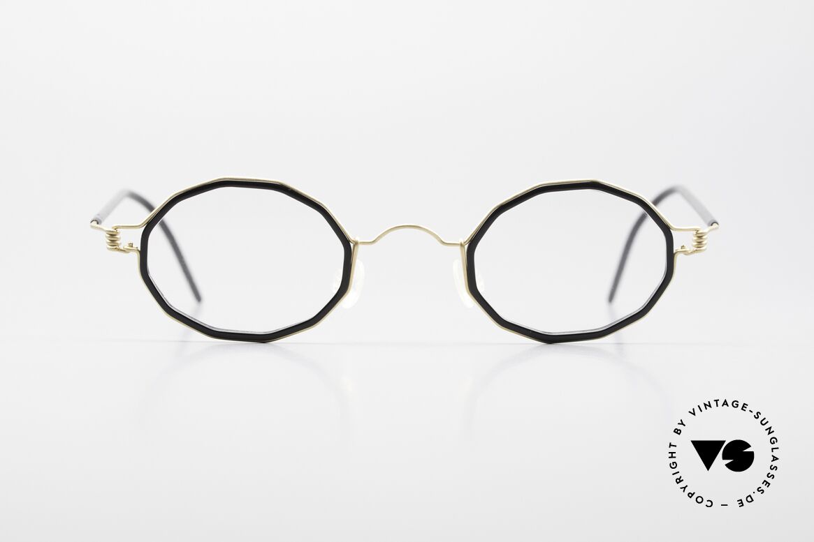Lindberg Zeta Air Titan Rim Titan Brille mit Azetat Inlay, markant veredelte Air Titanium Version mit Azetat-Rand, Passend für Herren und Damen