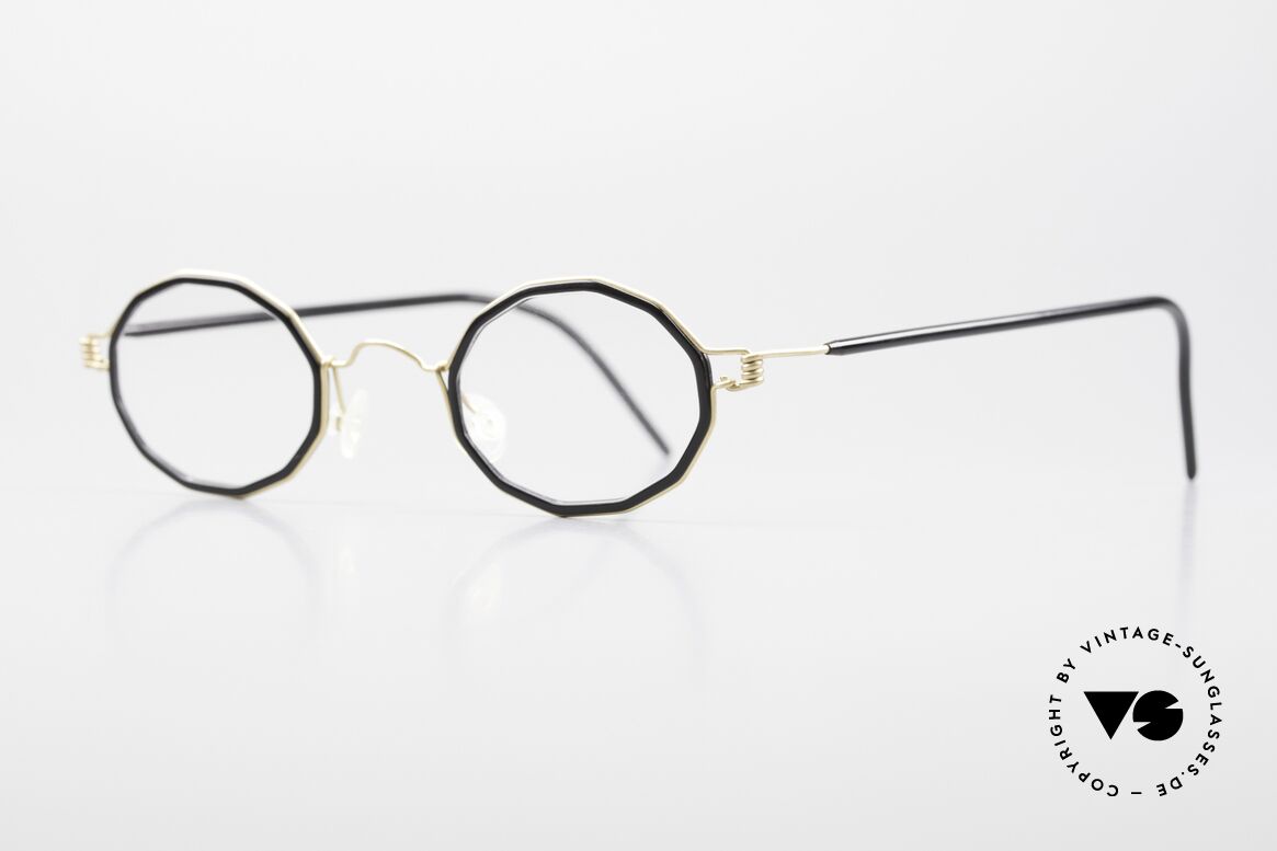 Lindberg Zeta Air Titan Rim Titan Brille mit Azetat Inlay, so zeitlos, stilvoll und innovativ = Prädikat "VINTAGE", Passend für Herren und Damen
