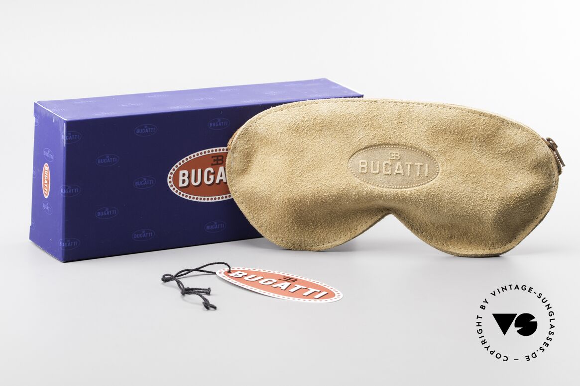 Bugatti EB503 Herren Sonnenbrille XL 90er Gold, KEINE RETROBRILLE, sondern ein altes ORIGINAL!, Passend für Herren