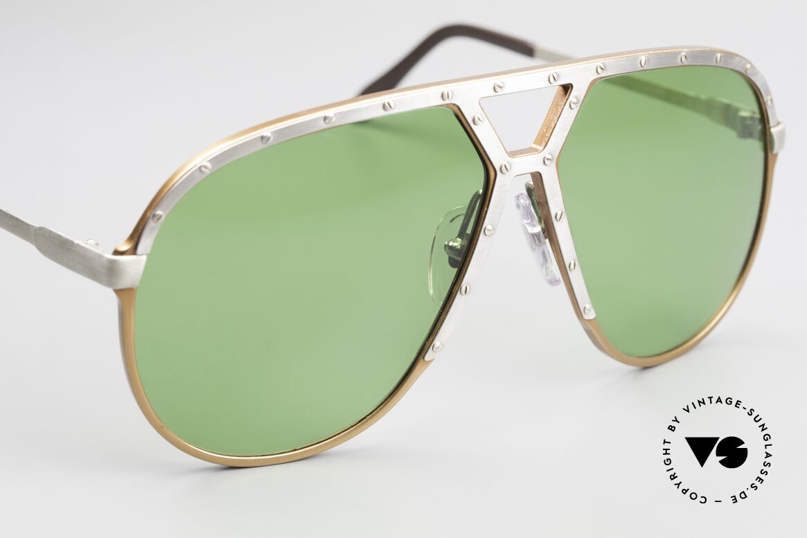 Alpina M1 80er Brille Glas Apfelgrün, 2nd hand im neuwertigen Zustand mit 80er OVP, Passend für Herren