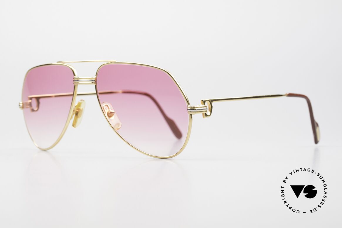 Cartier Vendome LC - S Christopher Walken Brille, u.a. getragen von Christopher Walken (James Bond '85), Passend für Herren und Damen