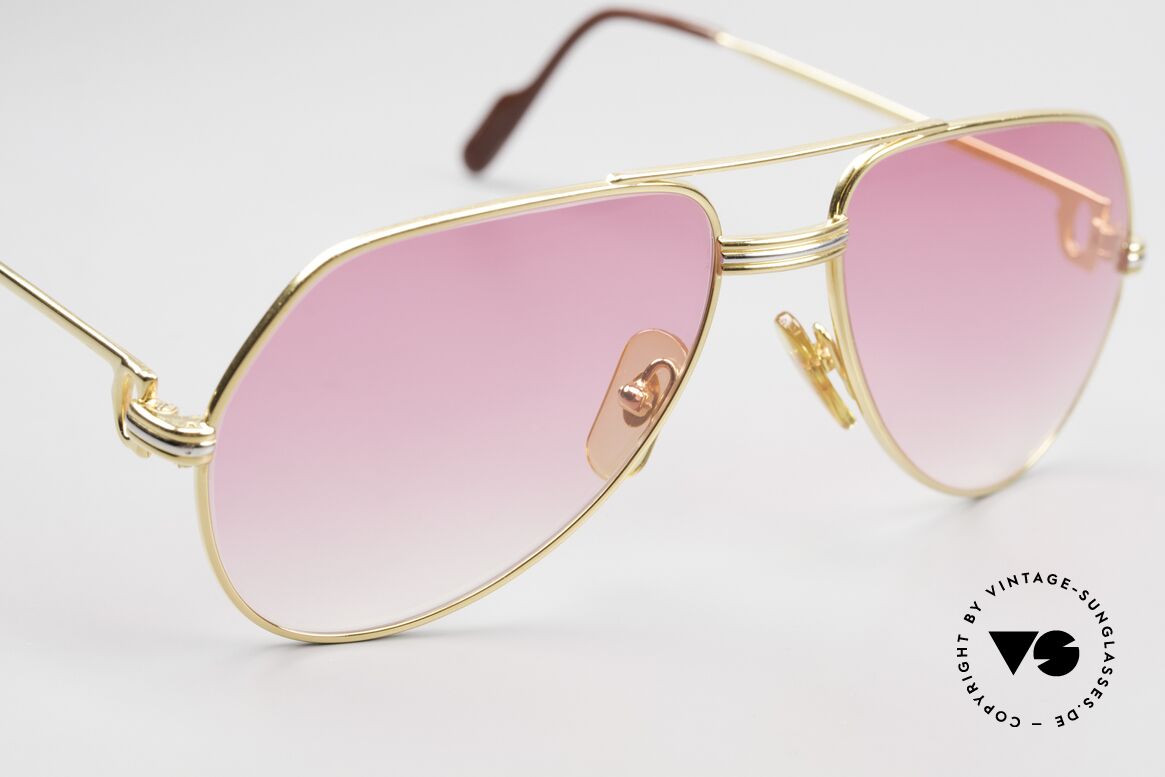 Cartier Vendome LC - S Christopher Walken Brille, Gläser in pink-Verlauf: daher eher für Bond Girls ;-), Passend für Herren und Damen