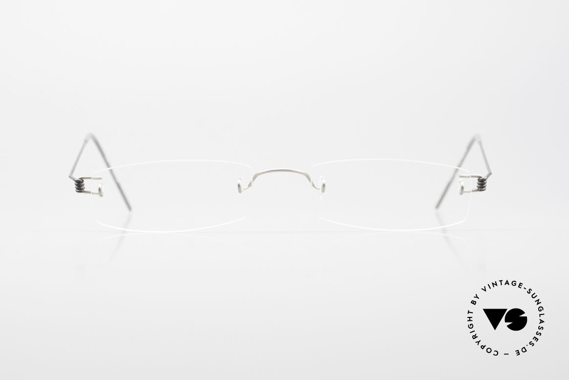 Lindberg Air Titan 347 Randlose Titanium Brille, randlose vintage Brille der LINDBERG Air Titan Serie, Passend für Herren und Damen