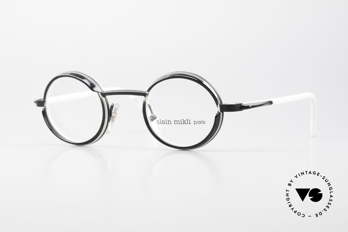 Alain Mikli 2150 / 01004 Runde Vintage Designer Brille, entzückende vintage Alain MIKLI Fassung von 1995, Passend für Herren und Damen