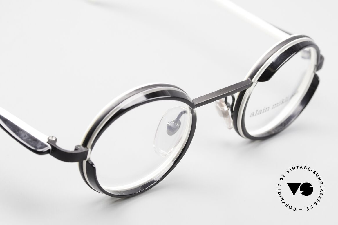 Alain Mikli 2150 / 01004 Runde Vintage Designer Brille, ungetragen; wie alle unsere Alain Mikli Designerstücke, Passend für Herren und Damen