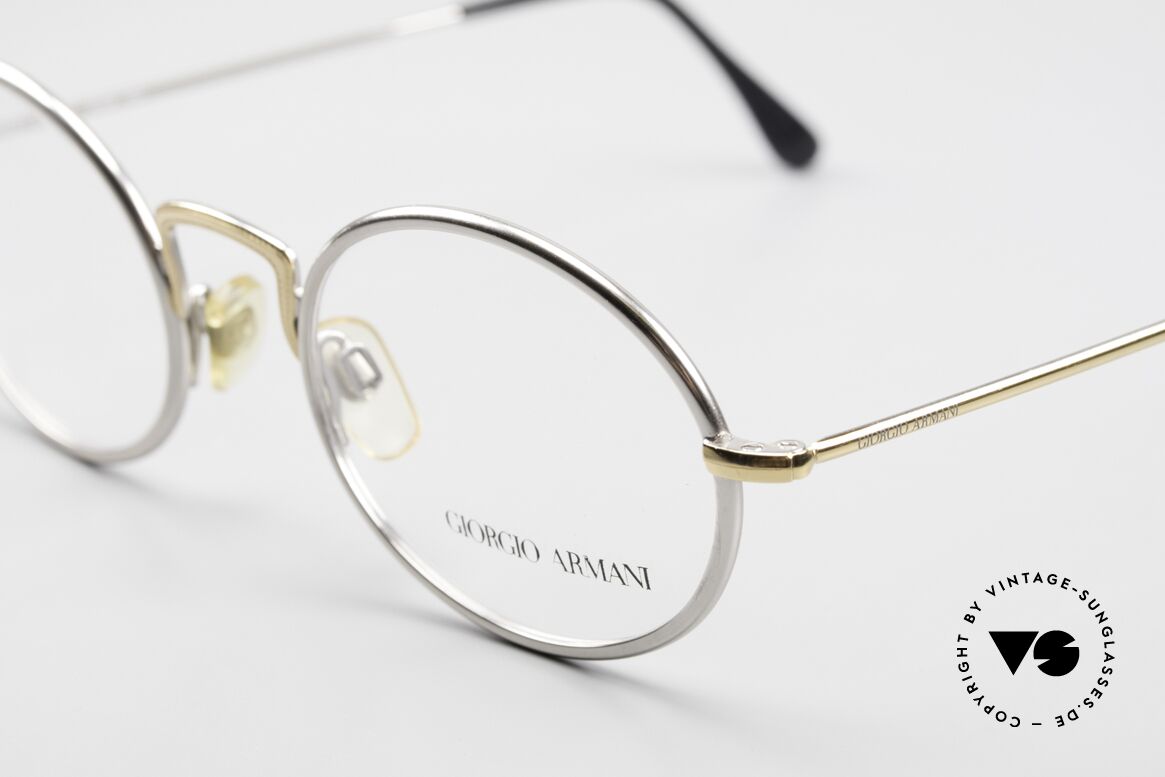 Giorgio Armani 156 Ovale Vintage Brille Von 1991, ungetragen (wie alle unsere 90er GA Brillenklassiker), Passend für Herren und Damen