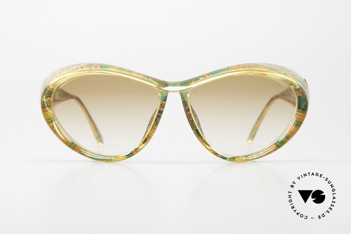 Christian LaCroix 7366 Eyecatcher Damenbrille 90er, zauberhafte Christian Lacroix Sonnenbrille von 1993, Passend für Damen