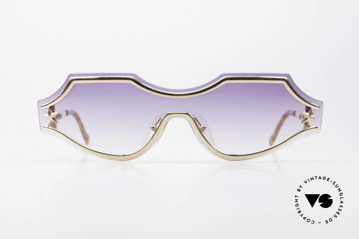 Christian LaCroix 7419 Masken Sonnenbrille 90er, zauberhafte Christian Lacroix Sonnenbrille von 1993, Passend für Damen