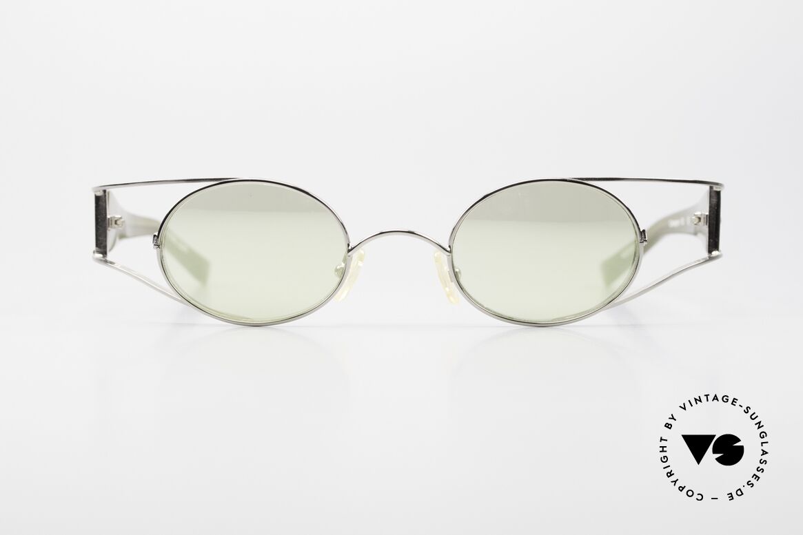 Alain Mikli 0427 / 03 Futuristische 2000er Brille, futuristische HAUTE COUTURE Brille von 2005, Passend für Herren und Damen
