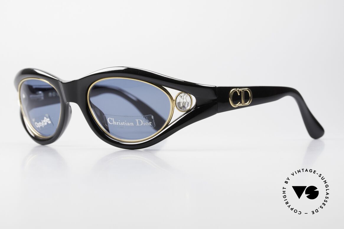 Christian Dior CD2041 Damen Sonnenbrille Strass, damals, 1996 wurde Optyl von Safilo übernommen, Passend für Damen