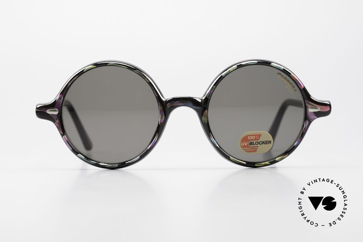 Carrera 5504 Runde 90er Brille Limited, leichtgewichtiger Rahmen in ungewöhnlicher Farbe, Passend für Herren und Damen