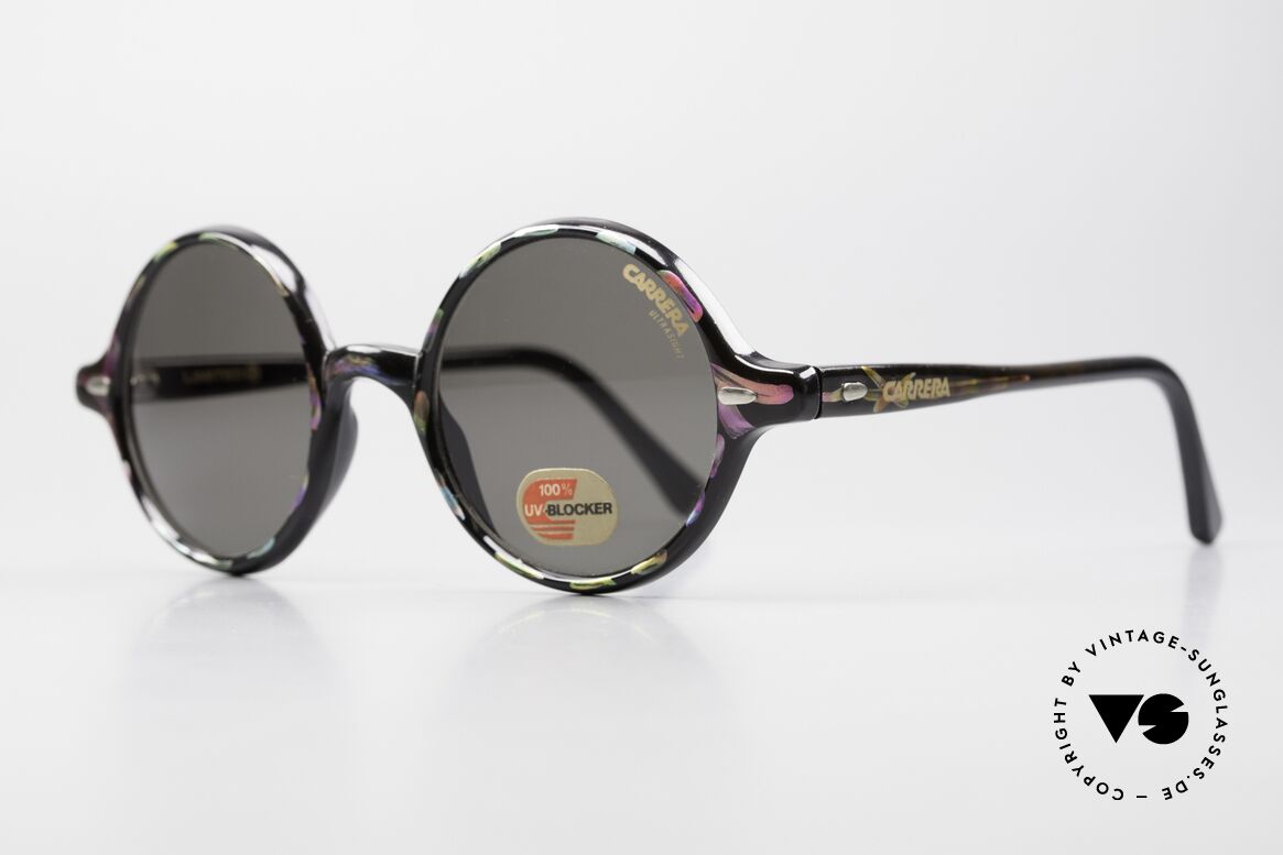 Carrera 5504 Runde 90er Brille Limited, LIMITED '17' EDITION (sieht aus wie handbemalt), Passend für Herren und Damen