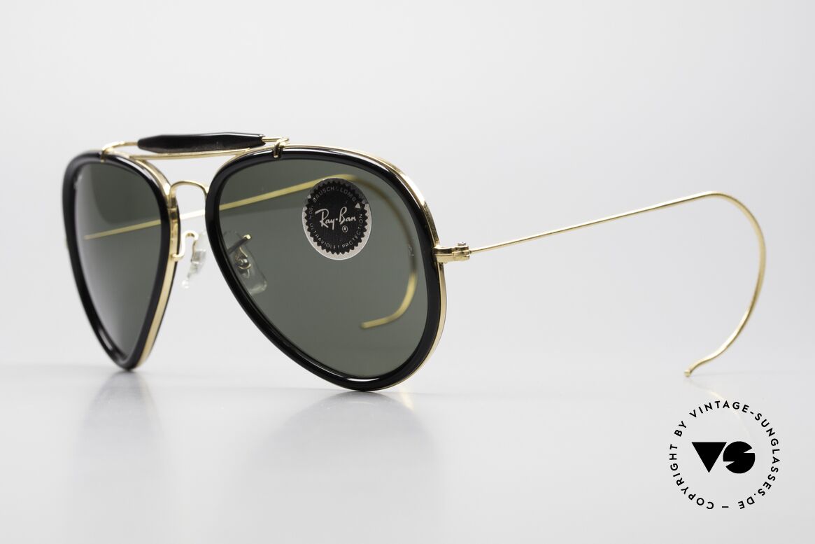 Ray Ban Traditionals Outdoorsman B&L USA Sonnenbrille Limited, G15 - Bausch&Lomb Qualitätsgläser (100% UV), Passend für Herren