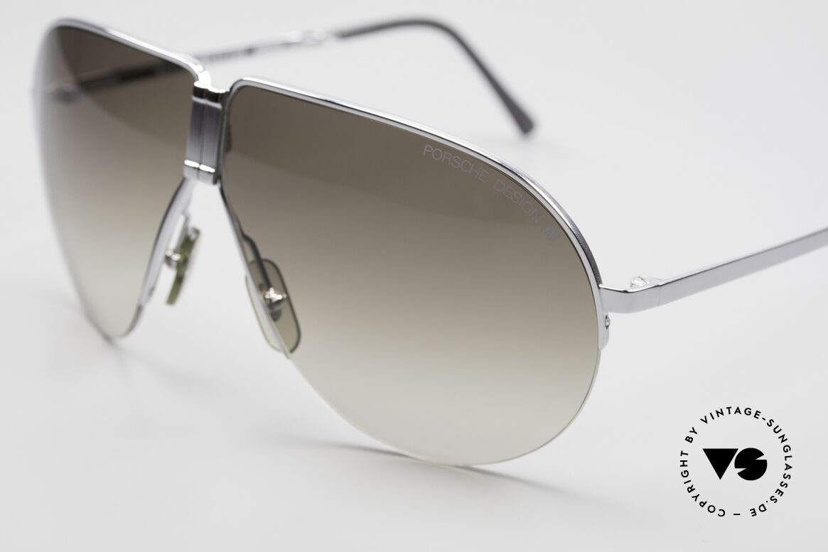 Porsche 5628 Rare 80er Faltsonnenbrille, ungetragen (wie all unsere vintage Porsche Brillen), Passend für Herren