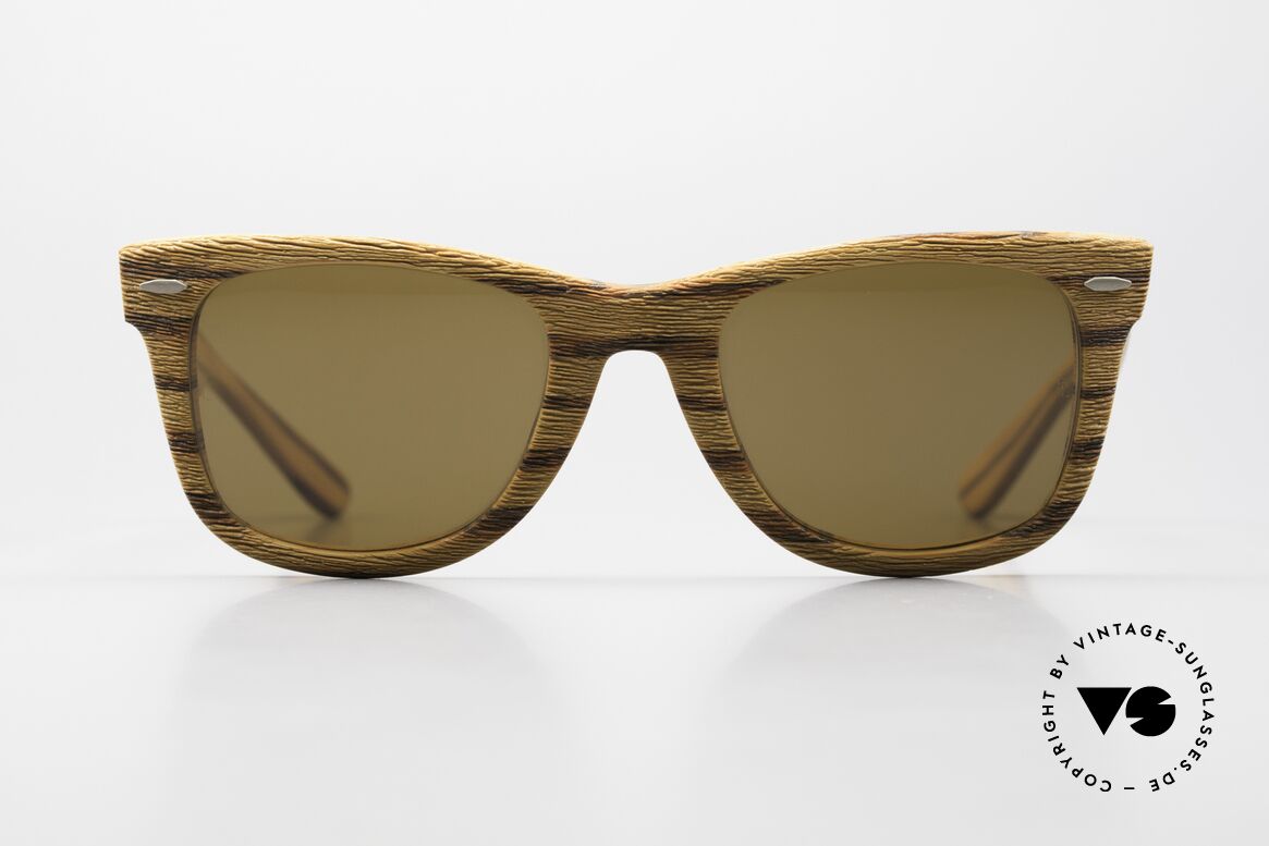 Ray Ban Wayfarer I Woodies USA B&L 80er Wood, Wayfarer: die Legende von Ray Ban aus den 80ern, Passend für Herren und Damen Ray Ban Wayfarer I Woodies USA B&L 80er Wood, Wayfarer: die Legende von Ray Ban aus den 80ern, Passend für Herren und Damen