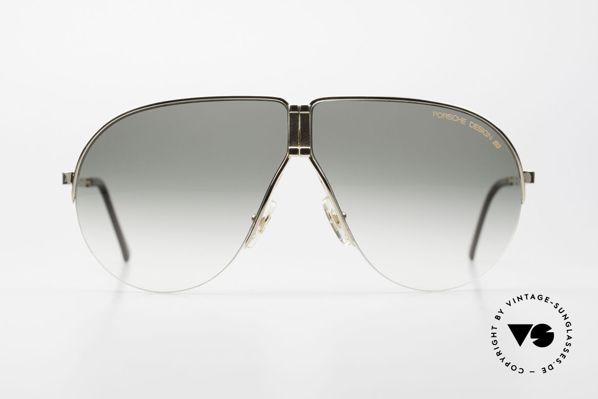 Porsche 5628 Rare 80er Klappsonnenbrille, nobles Designermodell inkl. orig. Faltetui aus Leder, Passend für Herren