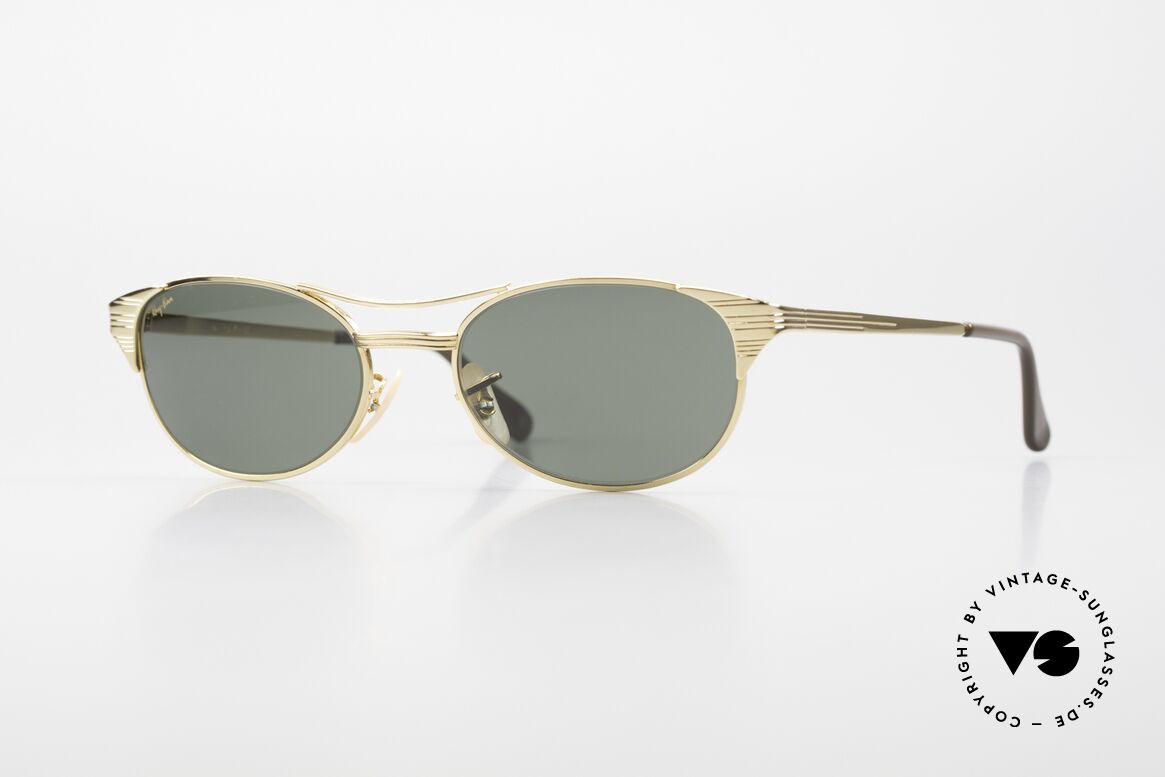 Ray Ban Signet Oval Alte B&L USA 80er Sonnenbrille, original 80er Sonnenbrille von RAY-BAN, USA, Passend für Herren und Damen