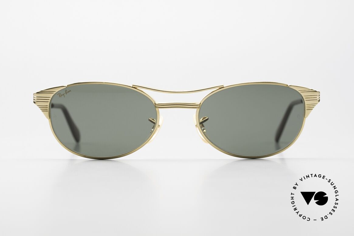 Ray Ban Signet Oval Alte B&L USA 80er Sonnenbrille, original 80er Sonnenbrille von RAY-BAN, USA, Passend für Herren und Damen