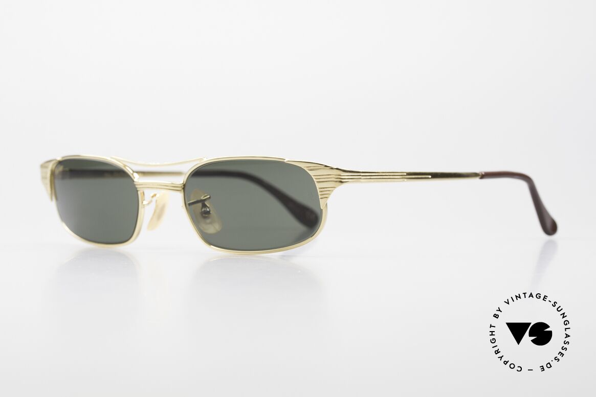 Ray Ban Signet Rectangle B&L USA 80er Sonnenbrille, fühlbare Top-Qualität; für die Ewigkeit gemacht, Passend für Herren und Damen