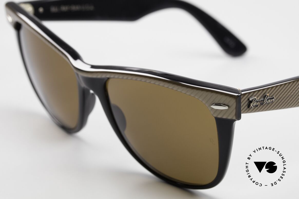 Ray Ban Wayfarer II 80er Kult Sonnenbrille, ungetragen (wie alle unsere alten B&L Ray-Bans), Passend für Herren und Damen