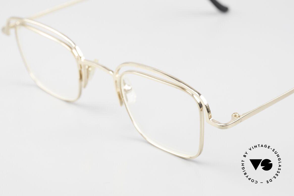 Theo Belgium Lait Herrenbrille Gold Damenbrille, vergoldete Fassung (absolute Prmium-Qualität), Passend für Herren und Damen